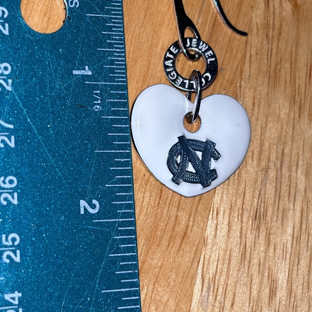 Nc Solid Sterling Silver Earrings - image 2